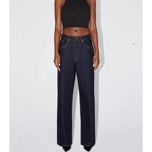 KHY by Kylie Jenner CLASSIC LOW RISE DENIM | DARK WASH NWT Size 26